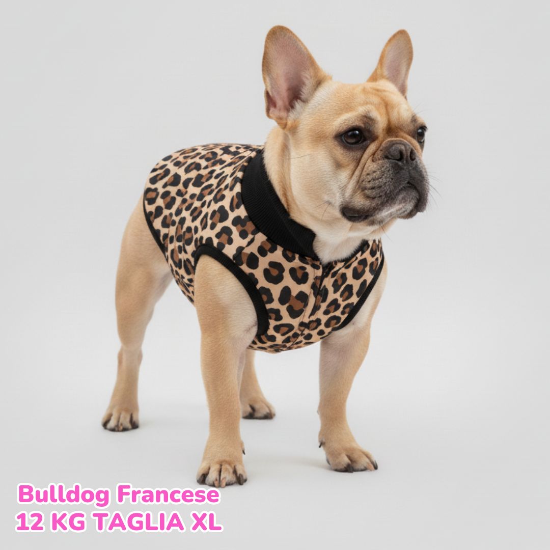 Cappottino Invernale Impermeabile Leopard