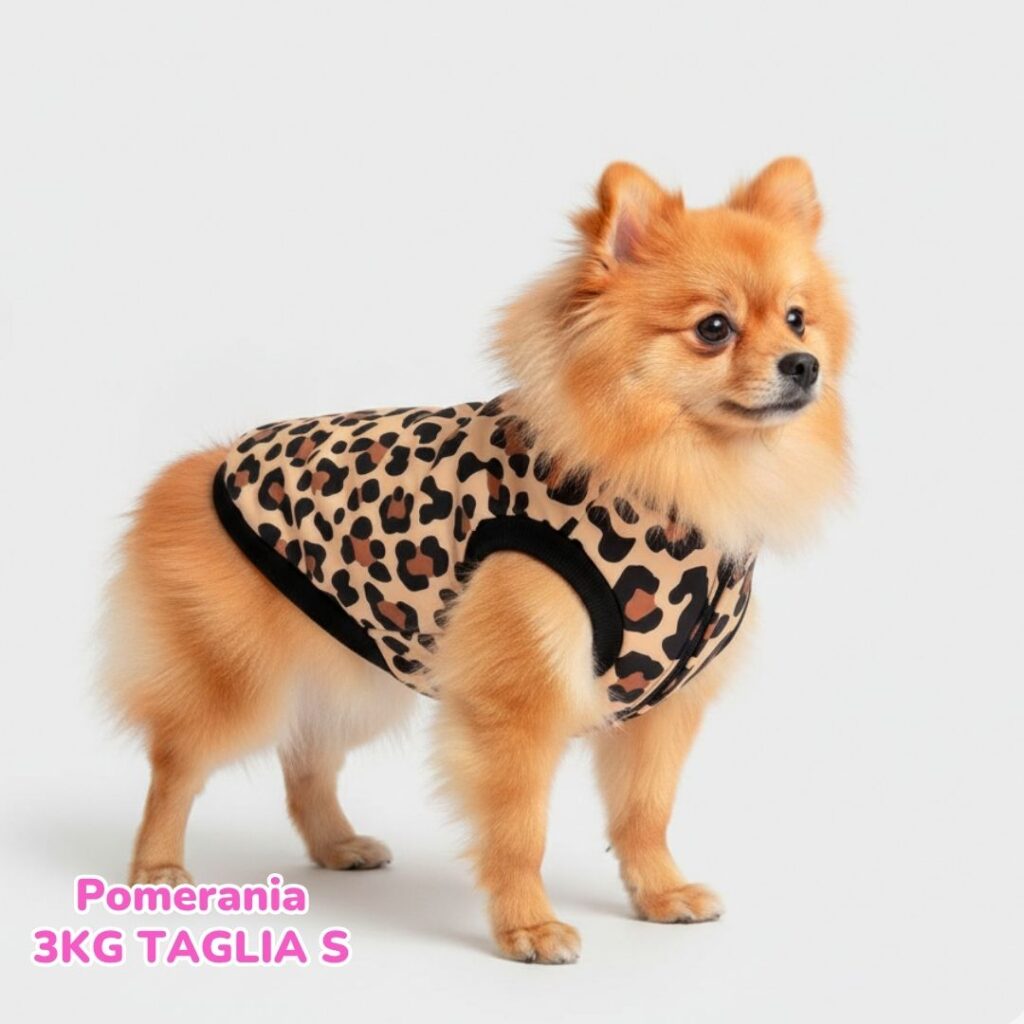 Cappottino Invernale Impermeabile Leopard Cappottino Invernale Impermeabile Leopard