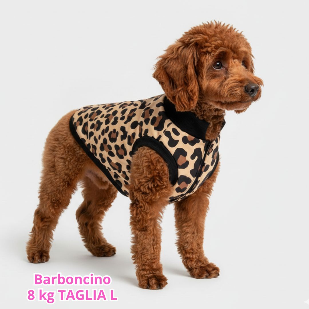 Cappottino Invernale Impermeabile Leopard