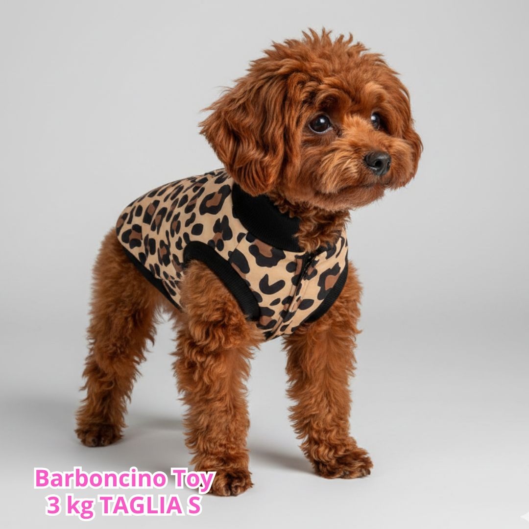 Cappottino Invernale Impermeabile Leopard