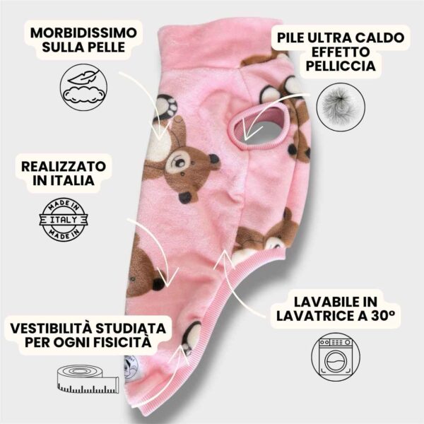Pile Pelliccia Teddy Pink