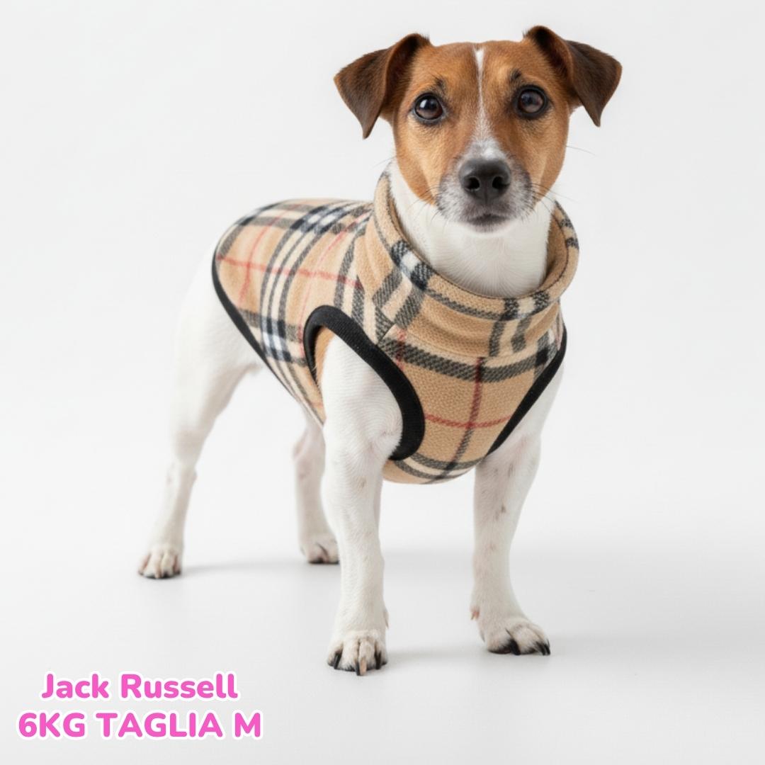 Pile Pelliccia Tartan Beige