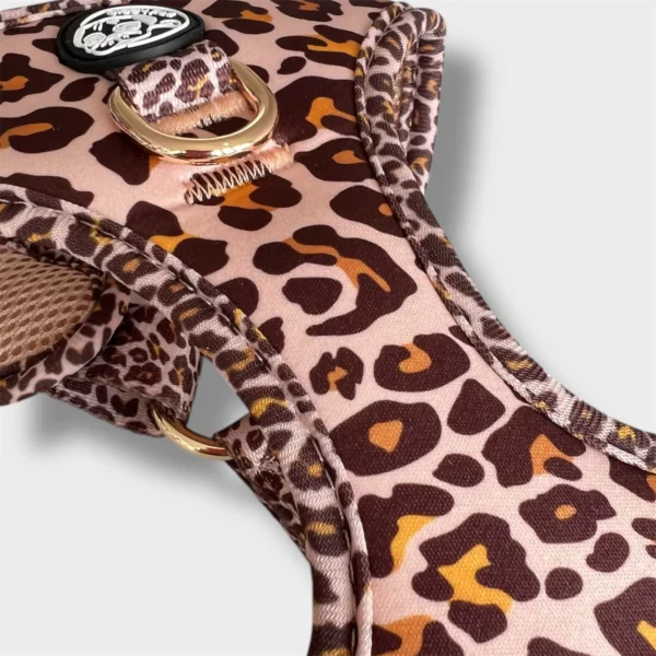 Pettorina ad H Morbida Golden Leopard