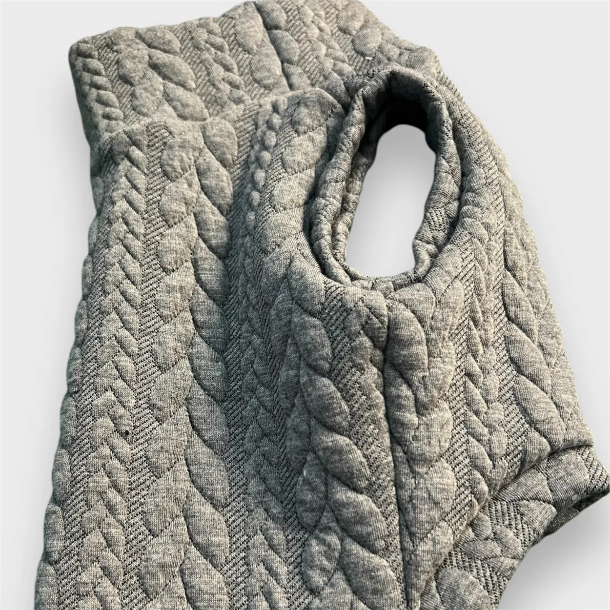 Maglione a Coste Grigio