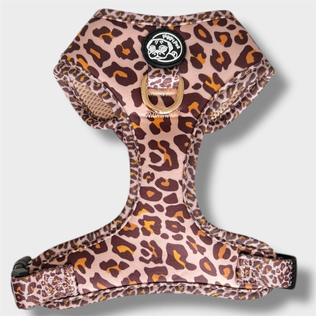 Pettorina ad H Morbida Golden Leopard