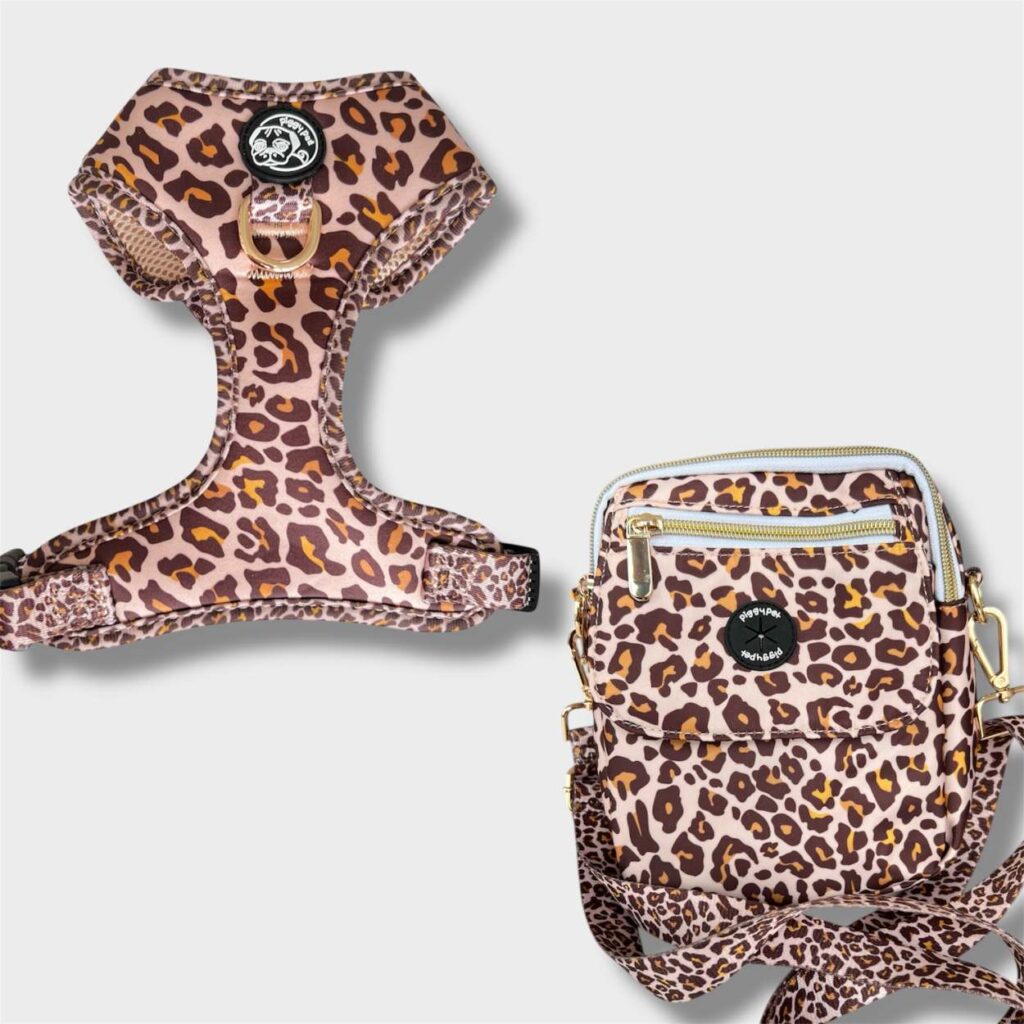 Borsa + Pettorina Golden Leopard