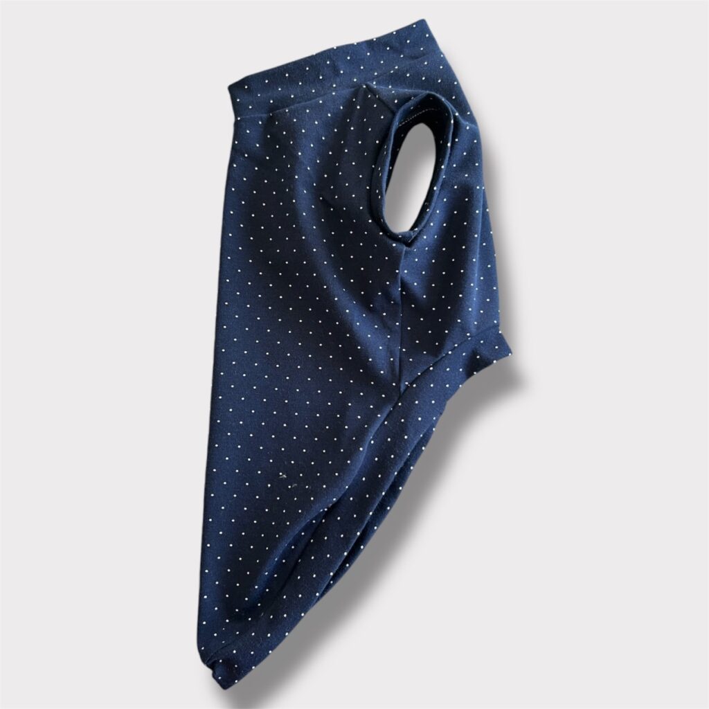 Maglietta Blu Pois
