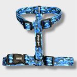 Pettorina ad H Blue Camo