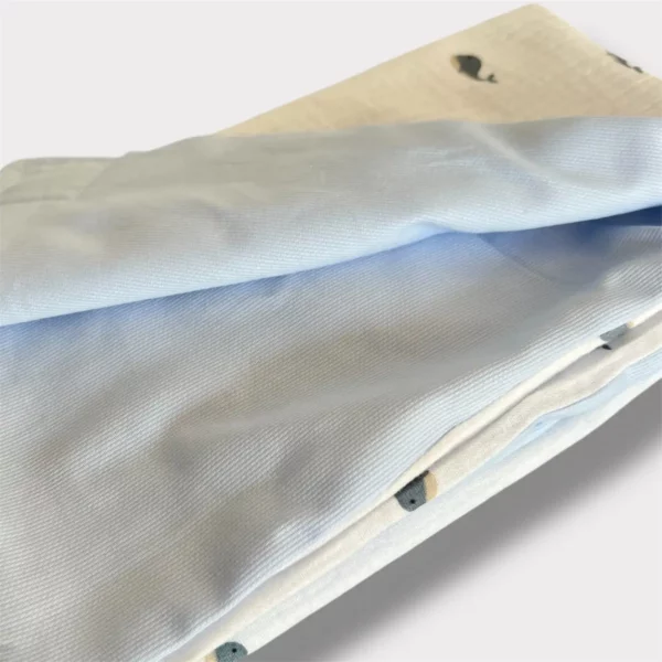 Copertina Cotone Balene