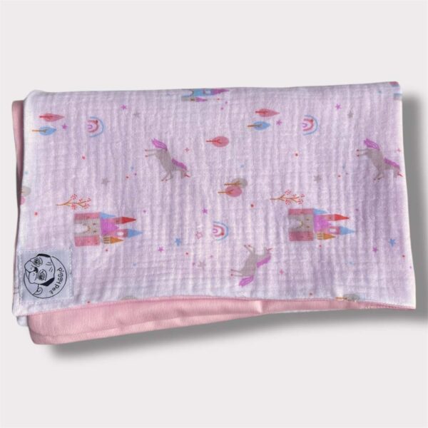 Copertina Cotone Unicorni e Castelli