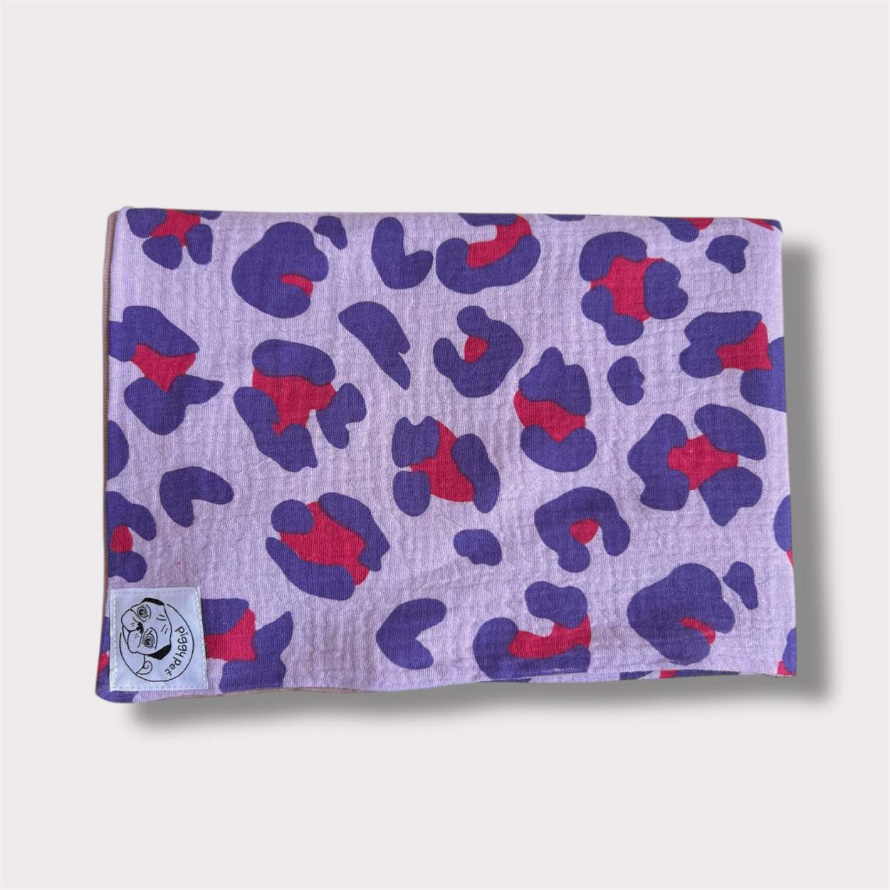 Copertina Cotone Violet Leopard
