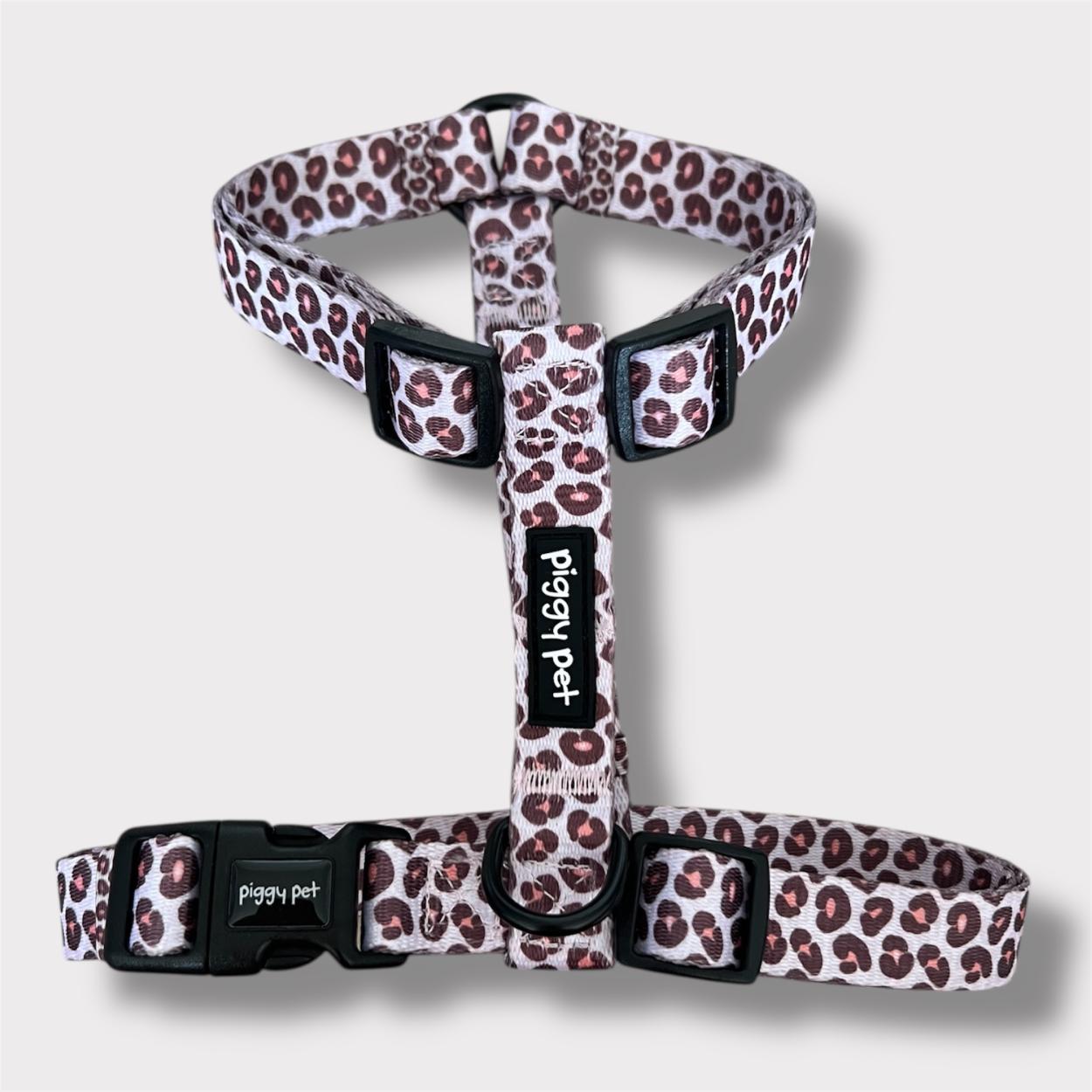 Pettorina ad H Creamy Leopard