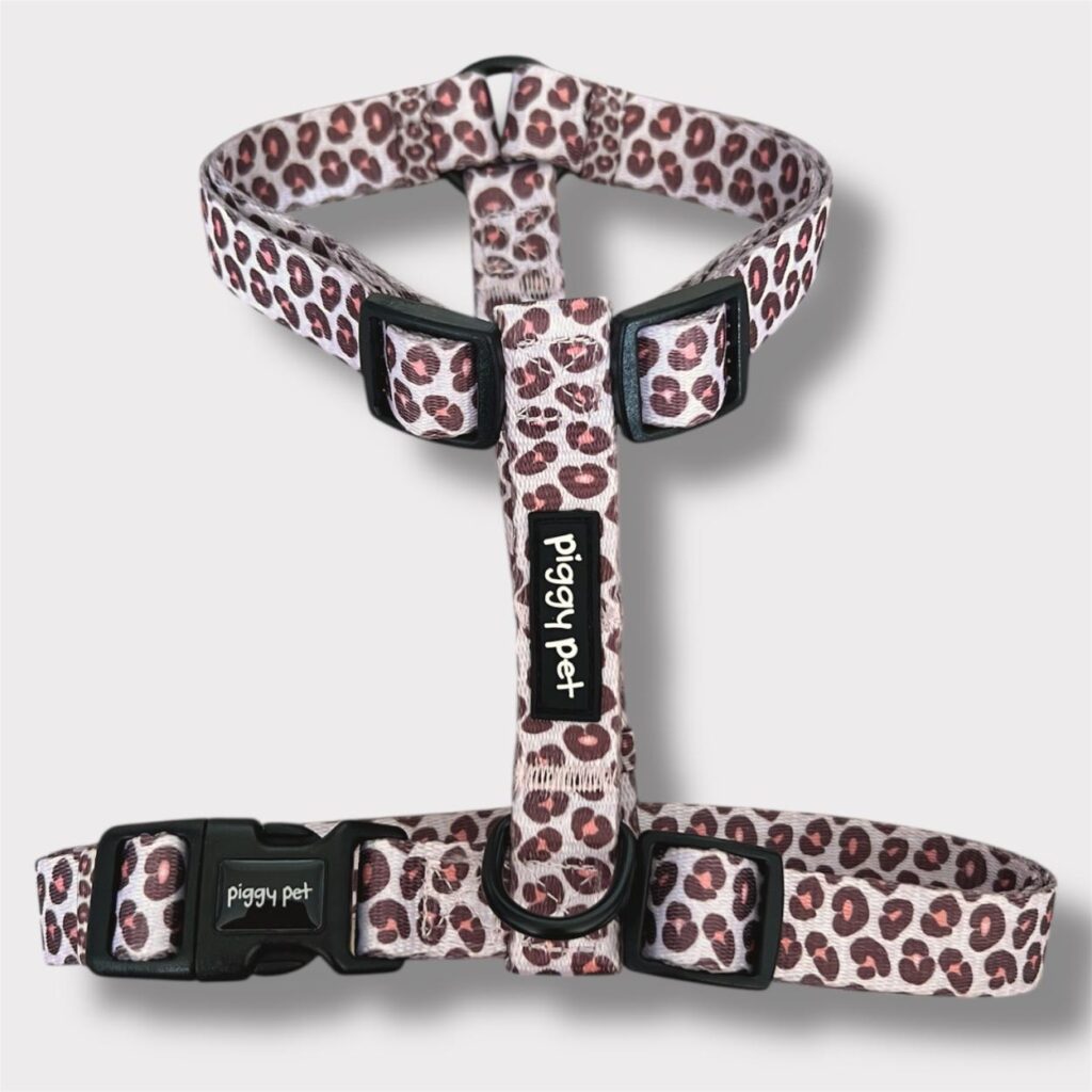 Pettorina ad H Creamy Leopard
