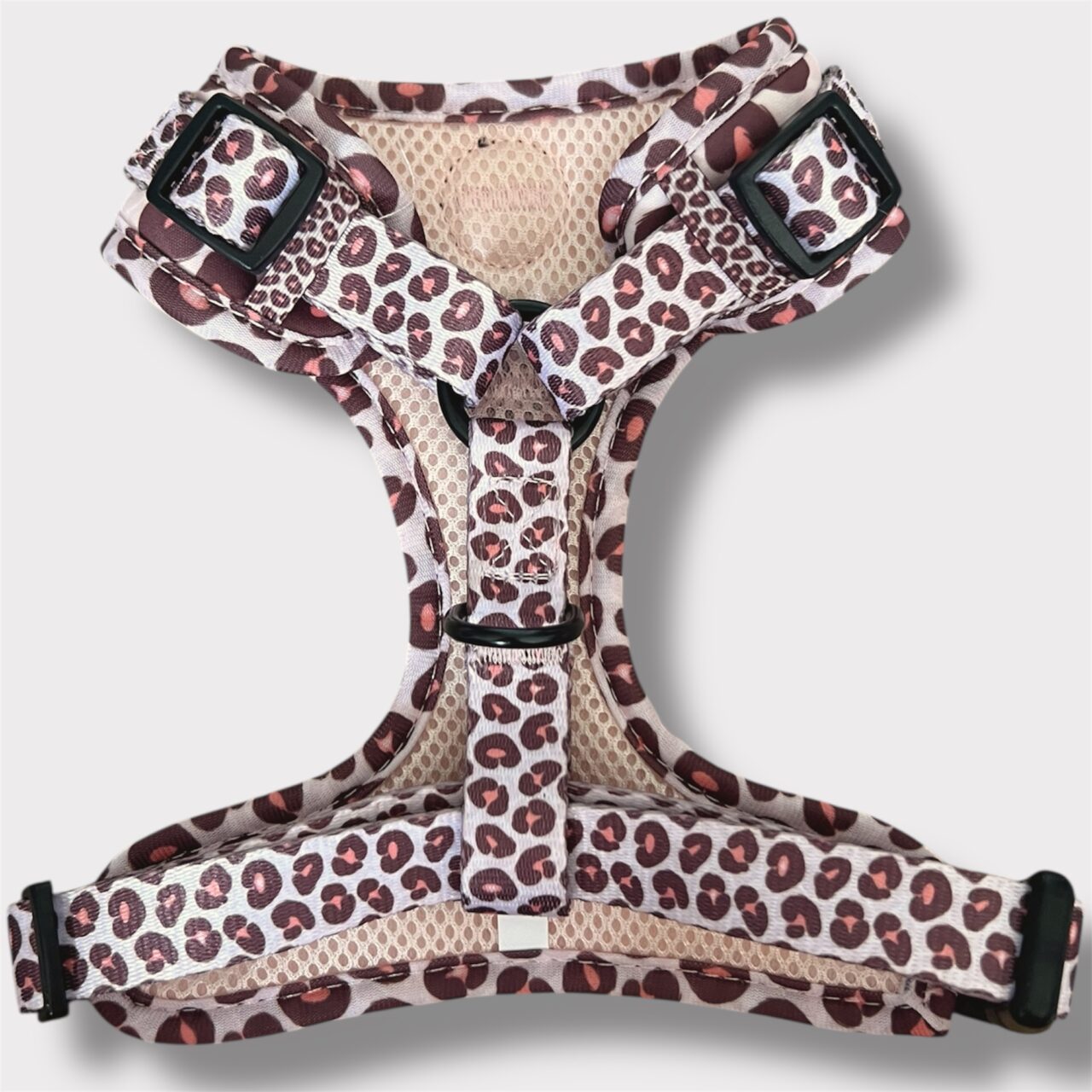 Pettorina ad H Regolabile Creamy Leopard