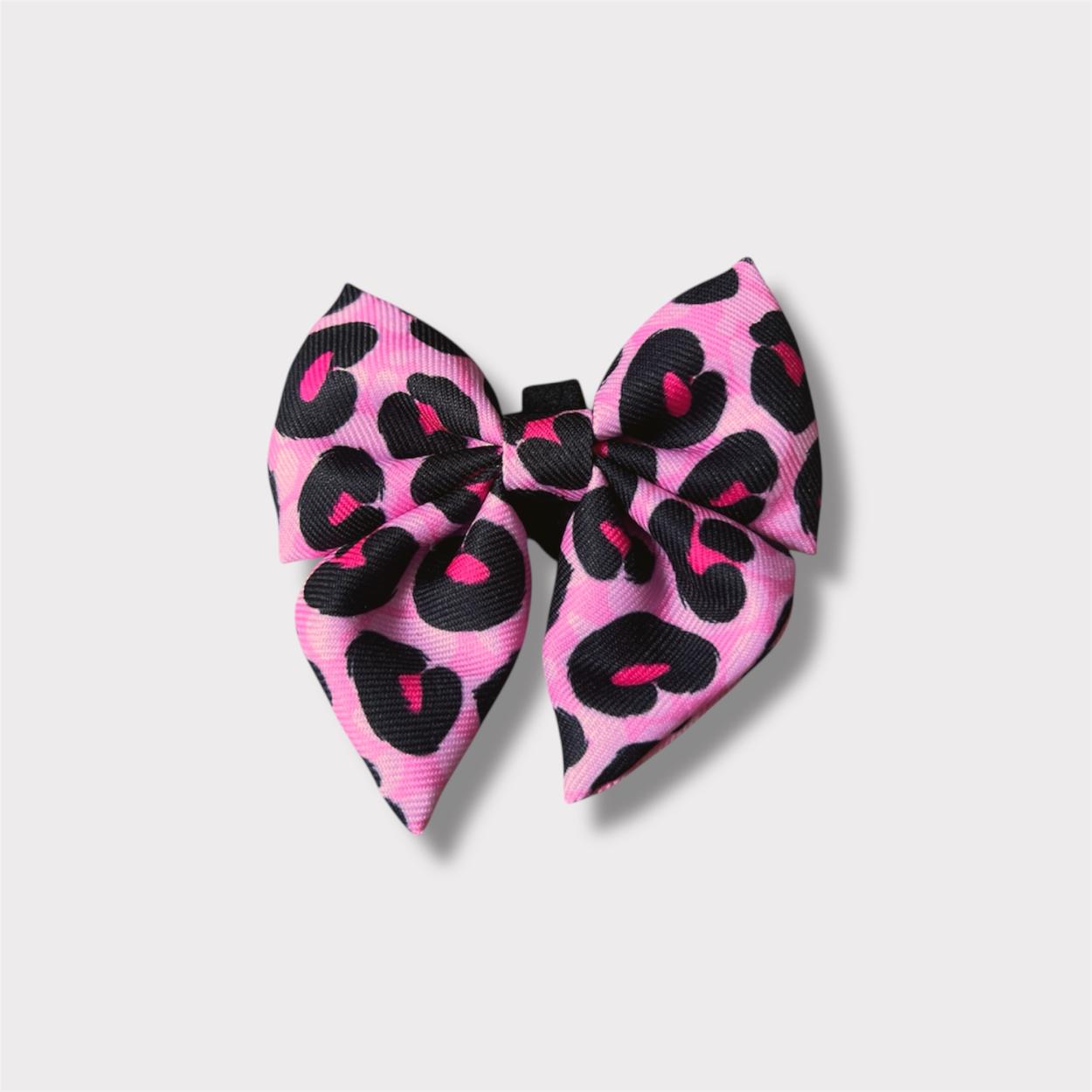 Sailor Bow Blush Leopard