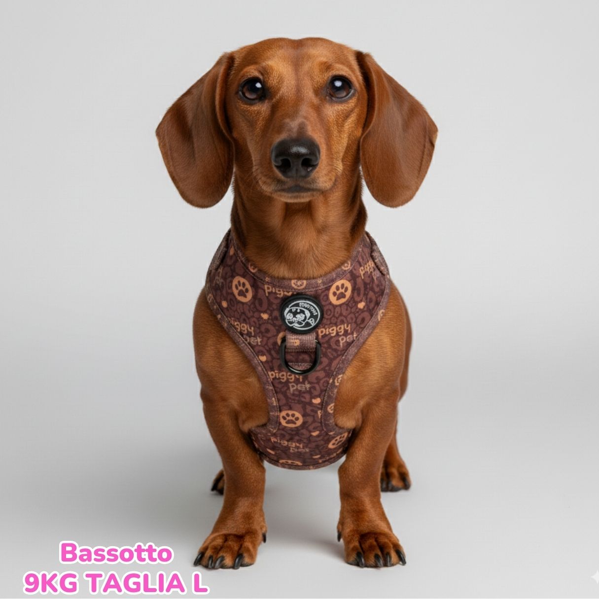 Pettorina ad H Morbida Piggy Elegance Monogram