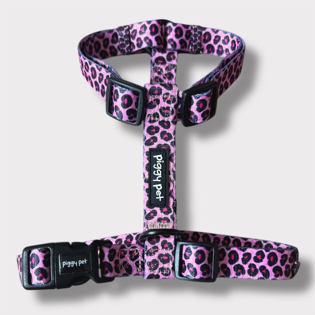 Pettorina ad H Blush Leopard