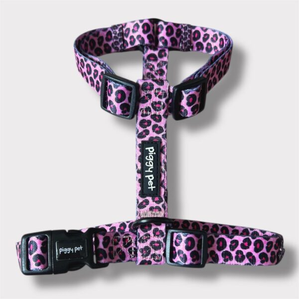 Pettorina ad H Blush Leopard