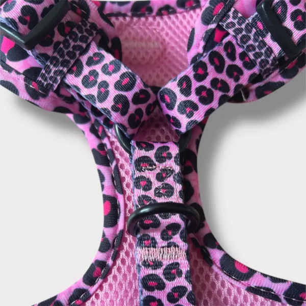 Pettorina ad H Morbida Blush Leopard