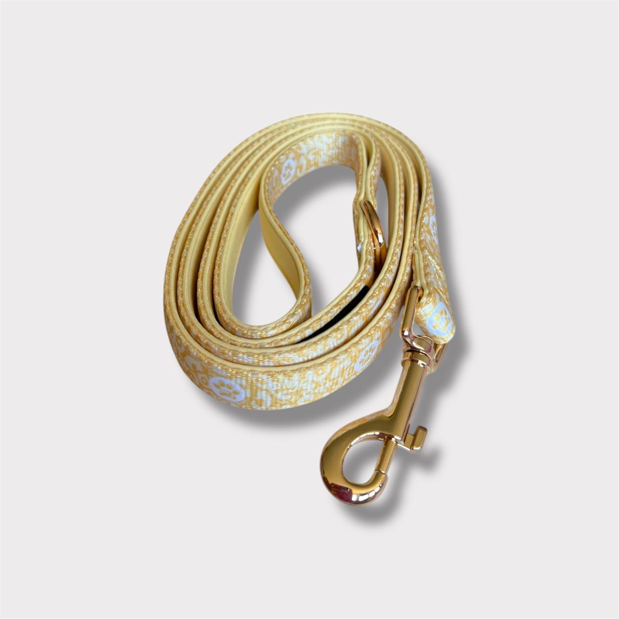 Guinzaglio Gold Monogram
