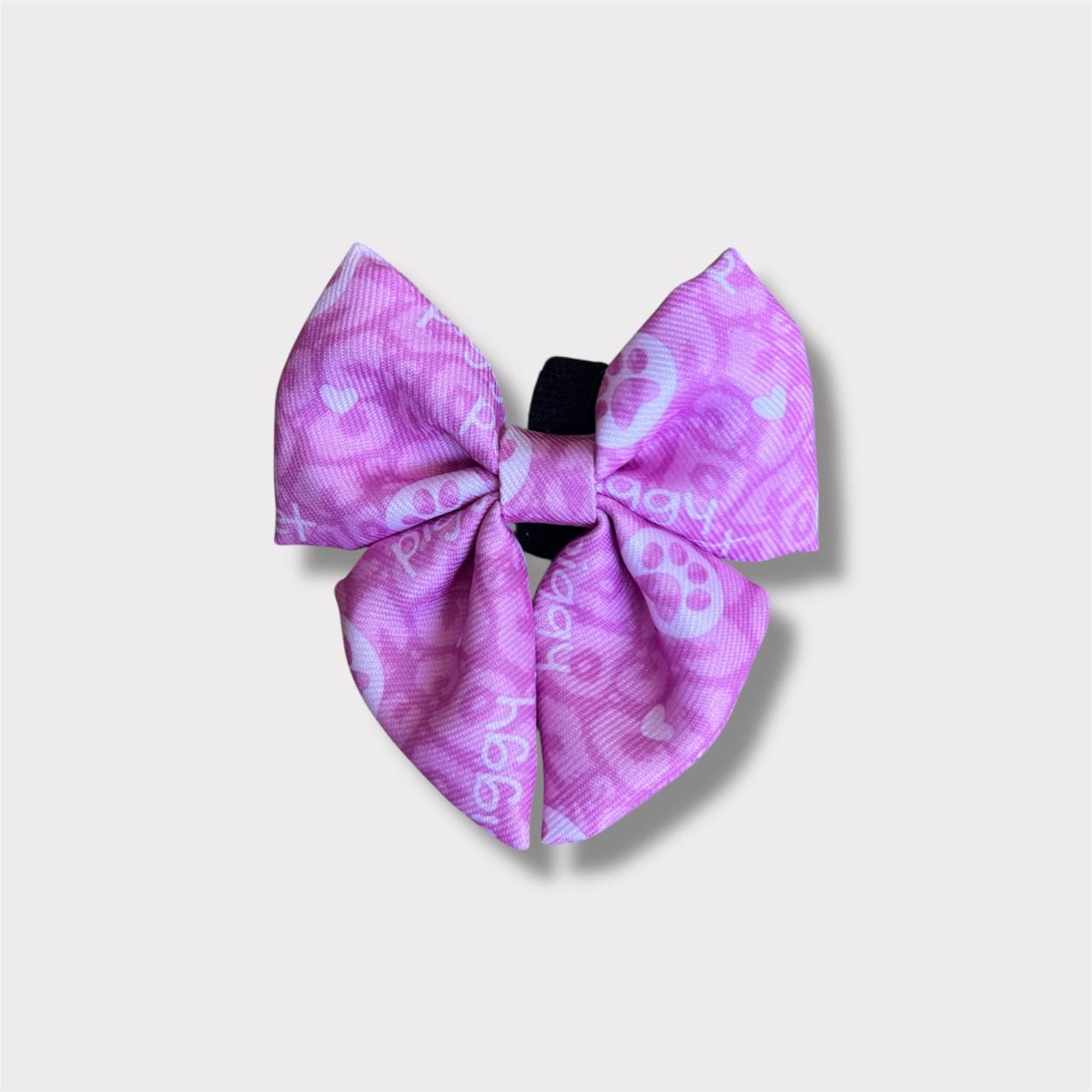 Sailor Bow Lilac Monogram