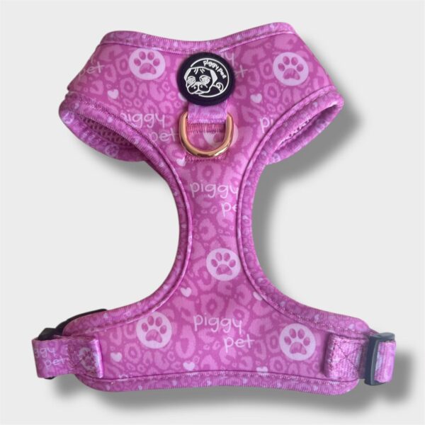 Pettorina ad H Regolabile Lilac Monogram