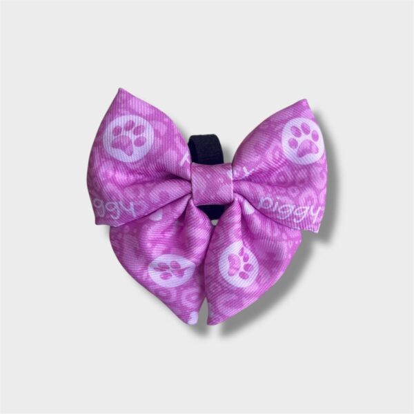 Sailor Bow Lilac Monogram