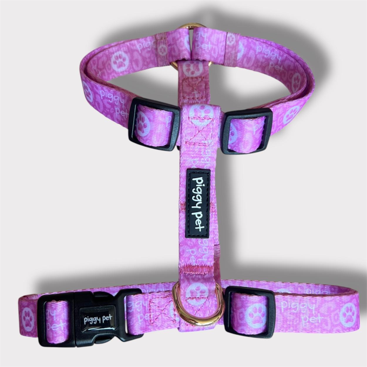 Pettorina ad H Lilac Monogram