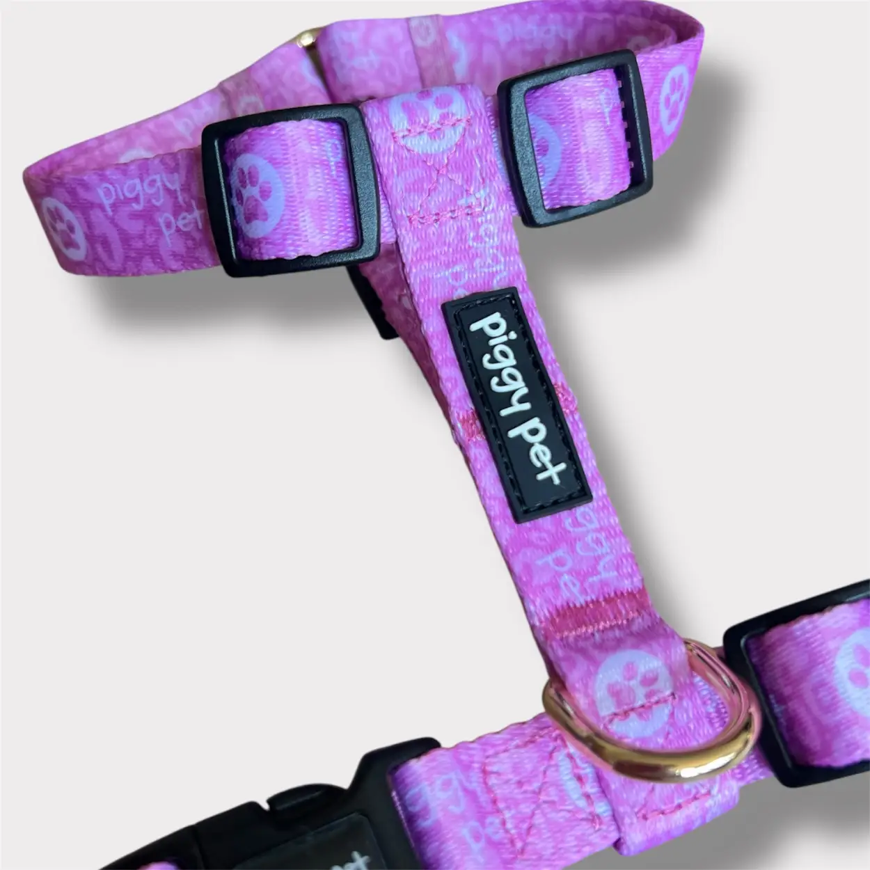 Pettorina ad H Lilac Monogram