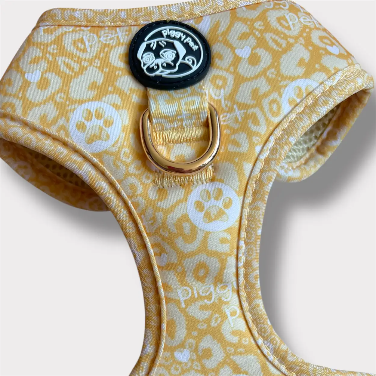 Pettorina ad H Regolabile Gold Monogram