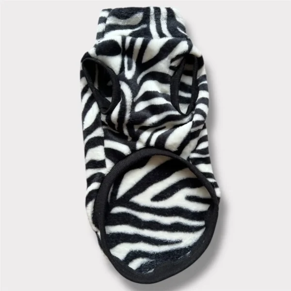 Pigiama_Pile Pelliccia Dolcevita Zebra (2)