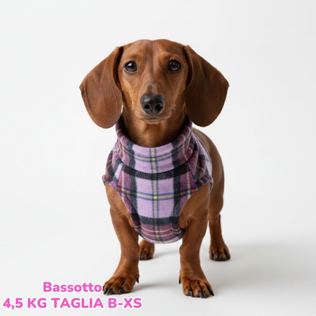 Pile Tartan Lilac
