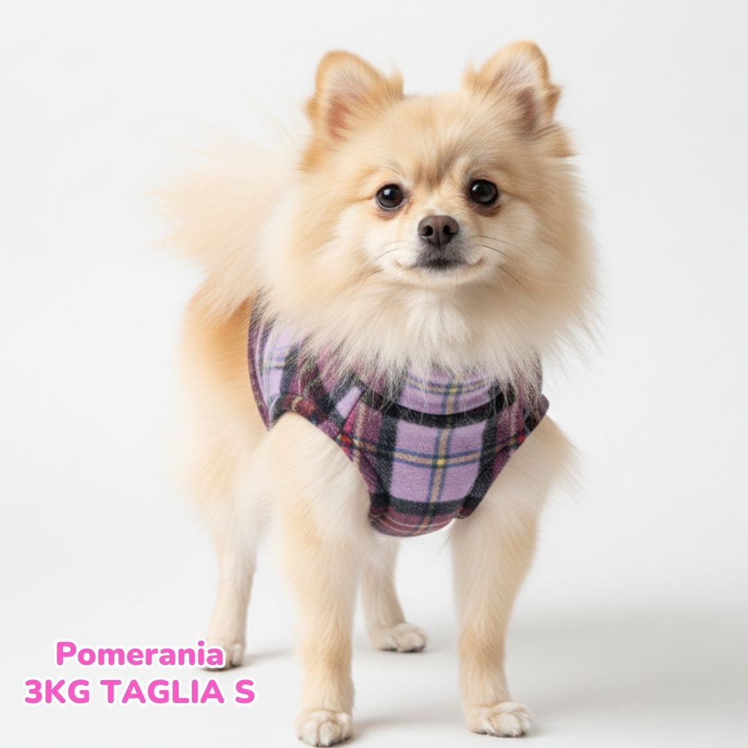 Pile Tartan Lilac