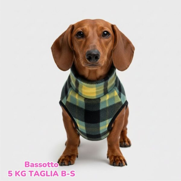 Pile Tartan Verde e Giallo BS S