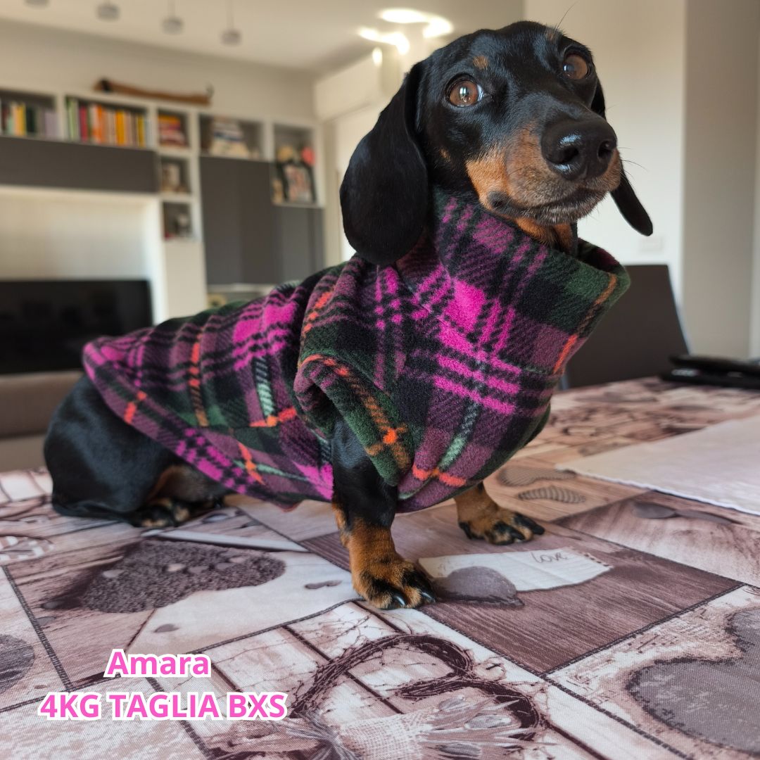 Pile Tartan Magenta