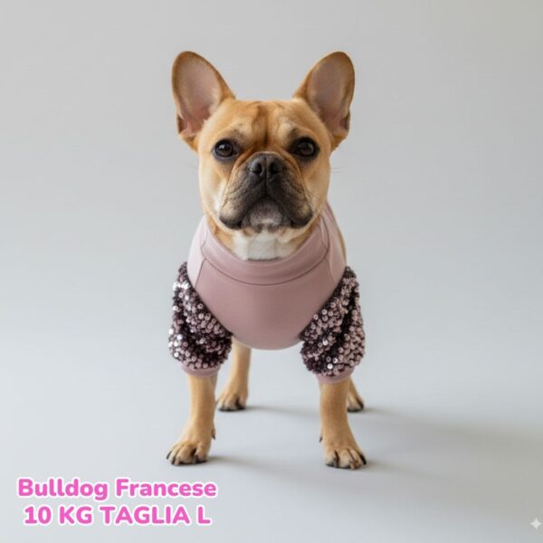 Felpa Invernale Garzata Paillettes Felpa Invernale Garzata Paillettes