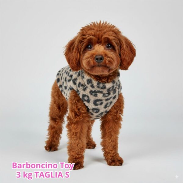 Teddy Leopard - Beige S