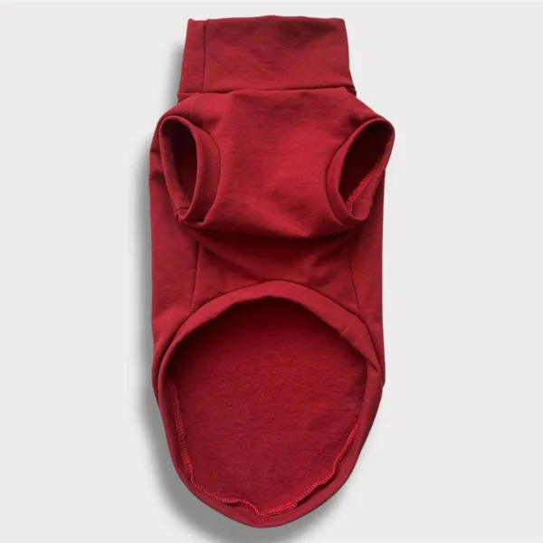 Felpa Invernale Garzata Bordeaux Felpa Invernale Garzata Bordeaux