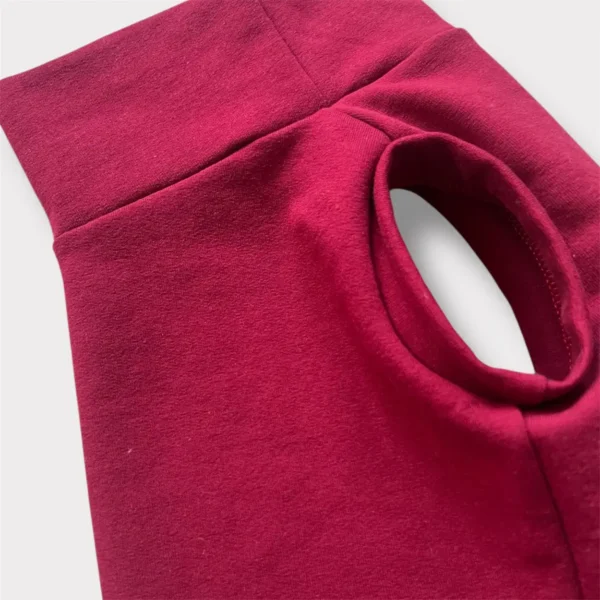 Felpa Invernale Garzata Bordeaux Felpa Invernale Garzata Bordeaux