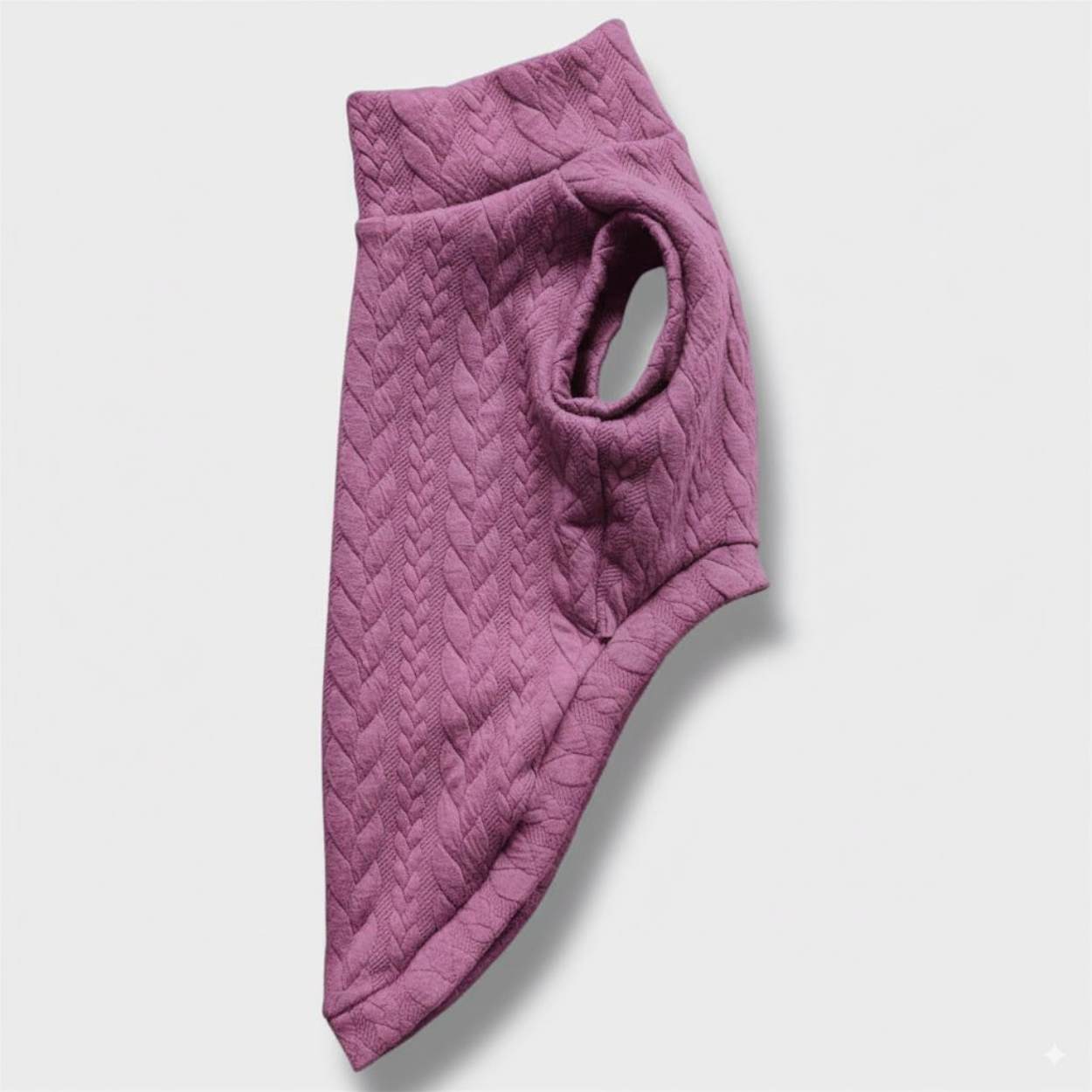 Maglione a Coste Lilla