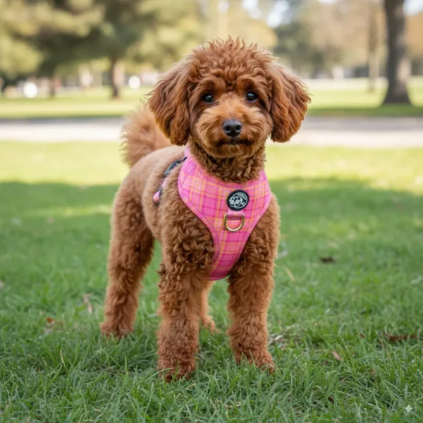 pettorina pink tartan