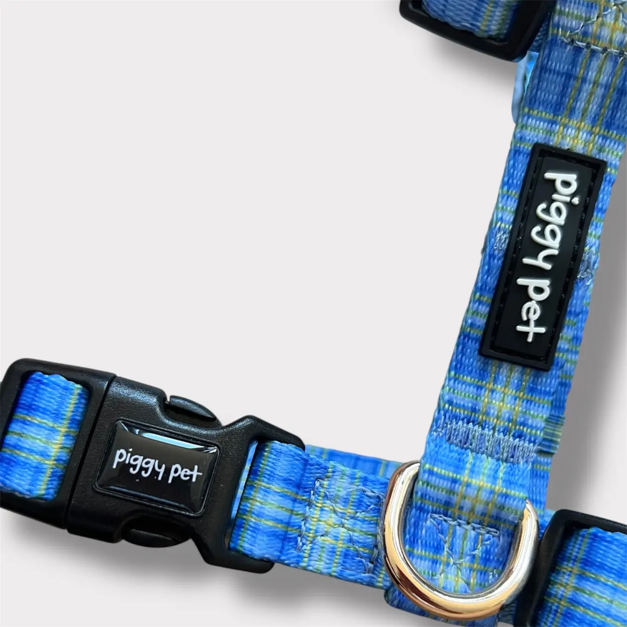 Pettorina ad H Tartan Royal - Blue