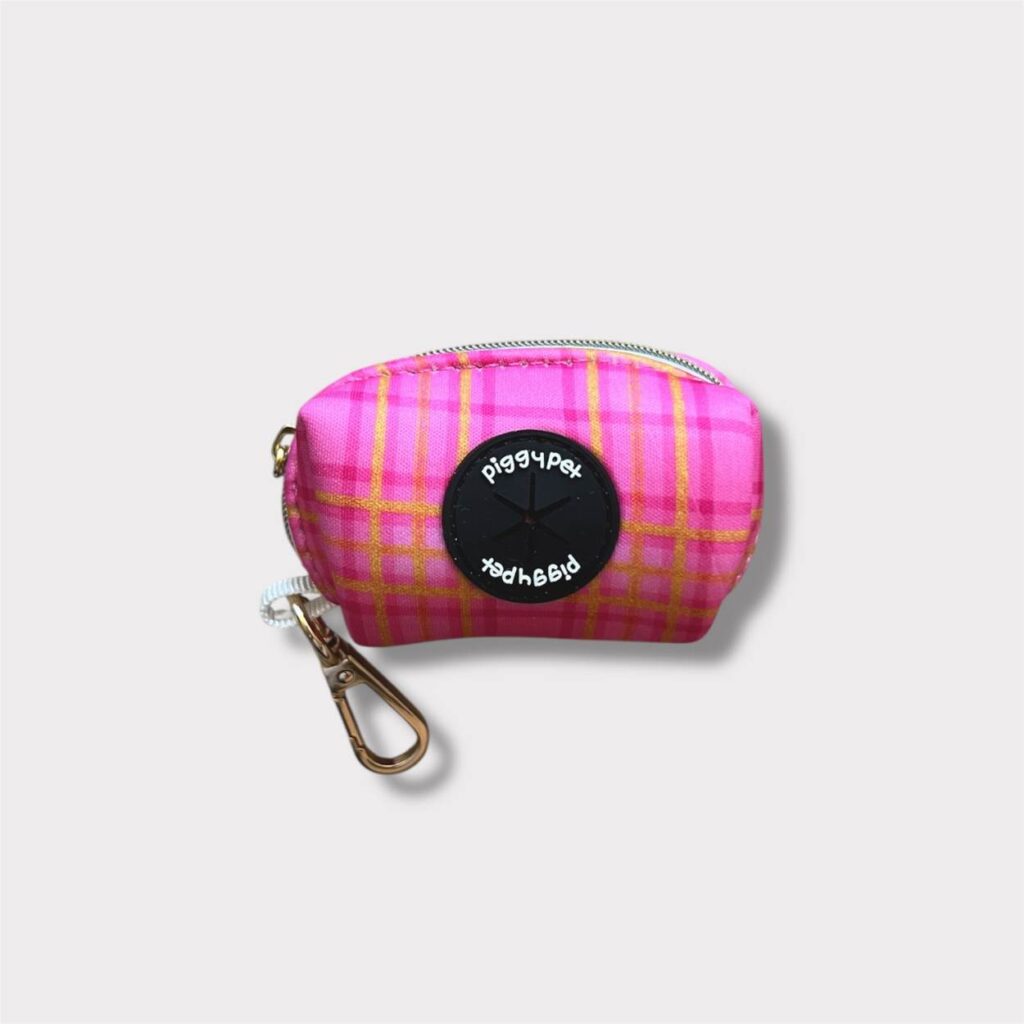 Porta sacchetti Tartan Royal - Pink