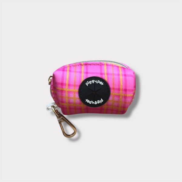 Porta sacchetti Tartan Royal - Pink