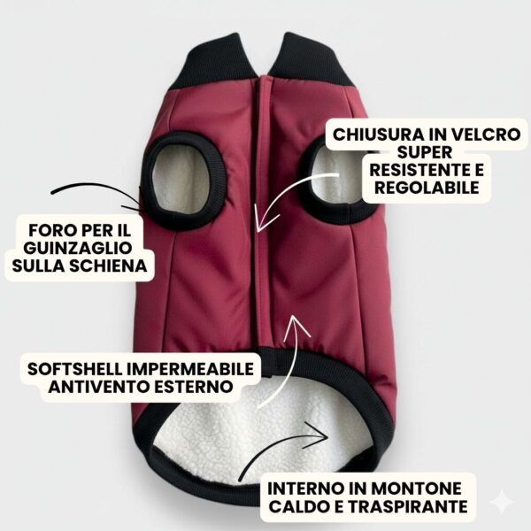 Cappottino Invernale Impermeabile Bordeaux Cappottino Invernale Impermeabile Bordeaux
