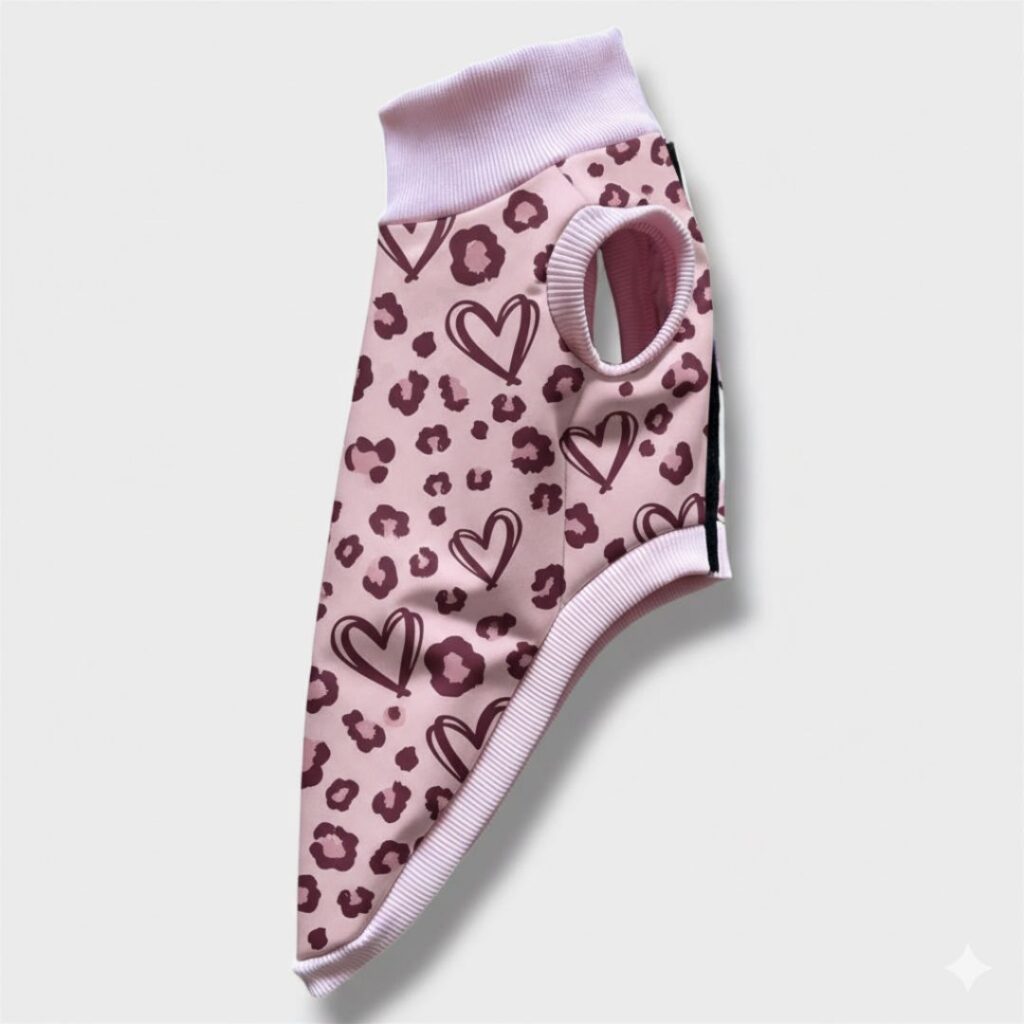 Cappottino Invernale Impermeabile Cuori Leopard