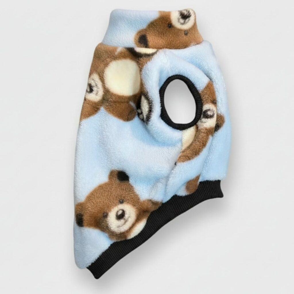 Pile Pelliccia Teddy Blu