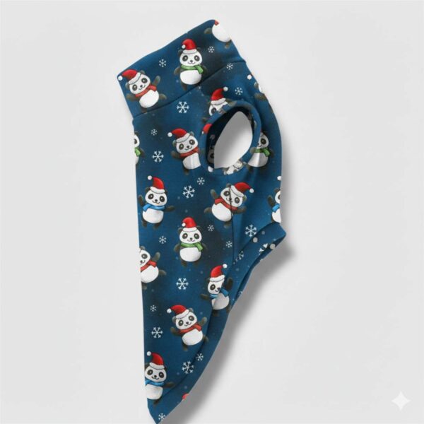 Maglietta Cotone Christmas Panda