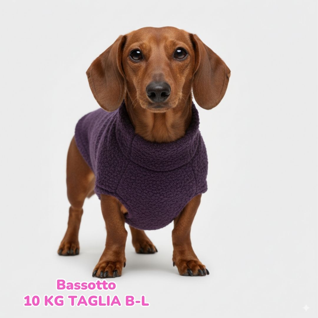 Maglione Bouclè - Viola