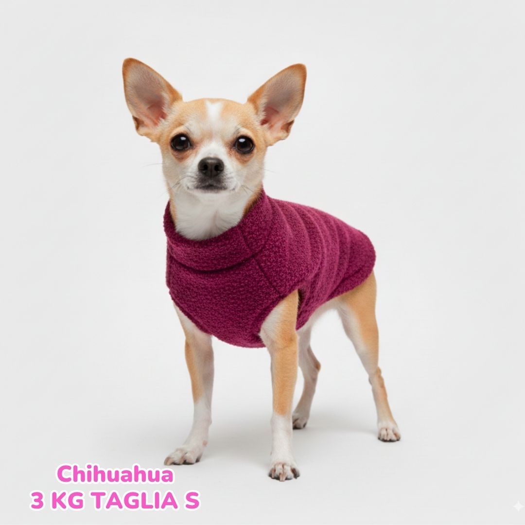 Maglione Bouclè - Fucsia